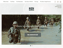 Tablet Screenshot of kenburns.com